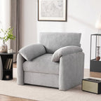 Howjoe Accent Chair for Living Room, Oversized Reading Armchair, LightGray by Unknown
