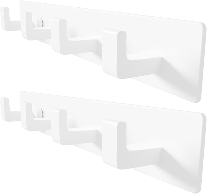 GWAAZXGZ White Coat Rack Wall Mount by GWAAZXGZ
