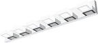 Ralbay Modern Chrome Bathroom Vanity Lights Dimmable 6 Lights Acrylic Stainless by RalbayLighting