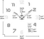 VANGOLD Design 3D Wall Clock for Classroom Decor - Image 3