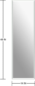 Ruomeng Frameless Full Length Mirror - Image 4