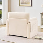 Howjoe Accent Chair for Living Room, Oversized Reading Armchair, Lvory - Image 6