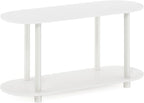 Furinno Turn-N-Tube Display Shelf, 4-Tier Oval Book Shelf, Storage Shelves - Image 5
