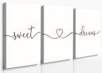 GUBIYU Sweet Dreams Wall Art Above Bed Decor by Unknown