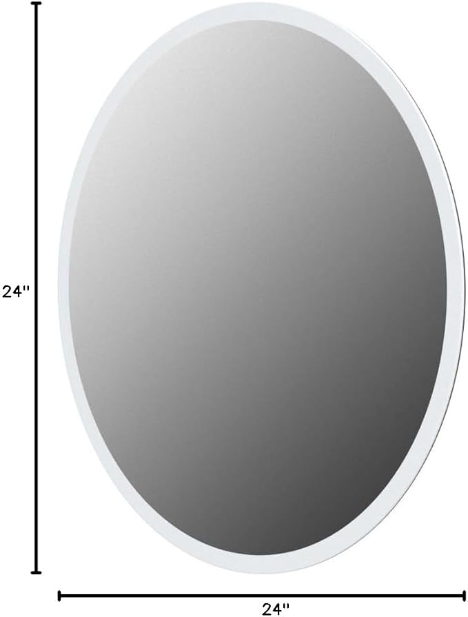 Better Bevel Frameless Round Mirror - Image 10