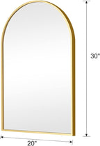 Arched Wall Mirror, Living Room, Hang Vertical or Horizontal - Image 2