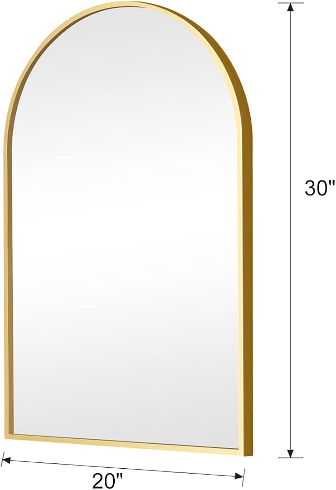 Arched Wall Mirror, Living Room, Hang Vertical or Horizontal - Image 2