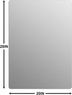 Frameless Mirror, Rectangle Bathroom Mirror - Image 4