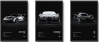 CSLGQGV Car Poster Vintage Racing Car Wall Art Supercar Canvas Prints Painting by Unknown
