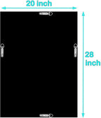 QMDECOR Crystal Crush Diamond Rectangle Silver Mirror - Image 7