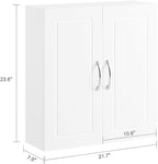 SoBuy Wall Cabinet Over the Toilet, Medicine Cabinet - Image 3
