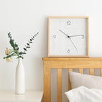 mooas Wooden Frame Flatwood Wall Clock - Image 2