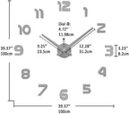 VANGOLD Large Wall Clocks for Living Room Decor, Decorative Wall Clocks Battery - Image 3