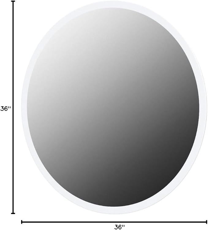 Better Bevel Frameless Round Mirror - Image 10