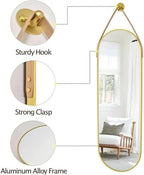 OGCAU 48'' x 16'' Full Length Mirror Wall-Mounted, Full Body Hanging Mirror - Image 5