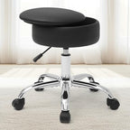 Adjustable Vanity Stool Storage Swivel Rolling Vanity Chair with Wheels by RUCUKEN