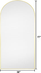 Floor Mirror, Oversized Full Length Mirror, Arched Mirror, Large Standing Mirror - Image 2