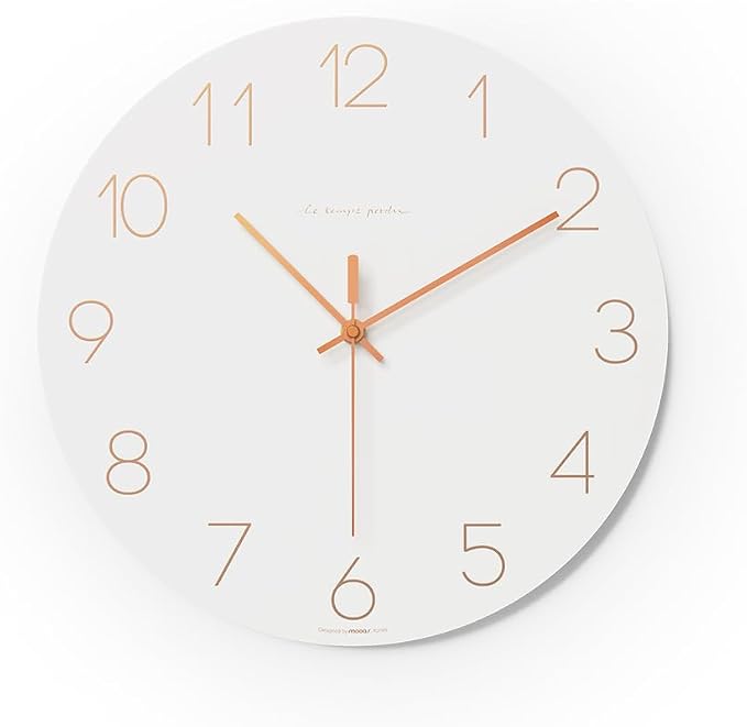 mooas Flatwood Wall Clock by mooas