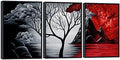 Wieco Art Extra Large Size Framed Canvas Art Prints Wall Art the Cloud Tree by WiecoArt
