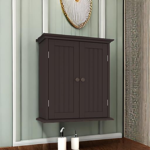 ChooChoo Bathroom Wall Cabinet, Over The Toilet Space Saver Storage Cabinet - Image 5