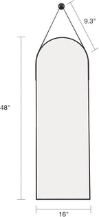 Full Length Mirror, Arched Wall Mounted Mirror, Wall Mirrors Full Length - Image 4