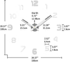 VANGOLD Design Sticker Wall Clock - Image 3