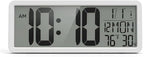 Atomic Digital Wall Clock Battery Operated Large Display | Automatic Time by Ken-Tech