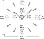 VANGOLD Design Large Wall Clock - Image 3