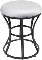 Vanity Chair, Small Velvet Vanity Stool & Ottoman Bench for Bathroom, Dorm by ELLENSAMQI