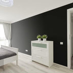 Yancorp 31.5"x394" Matte Black Contact Paper Peel and Stick Wallpaper Removable - Image 4