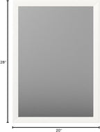 Amazon Basics Rectangular Wall Mount Mirror - Image 6