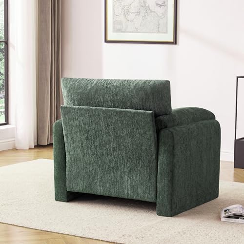 Howjoe 2 Pack Accent Chair for Living Room, Oversized Armchair, Green - Image 6