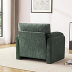 Howjoe Accent Chair for Living Room, Oversized Reading Armchair, Green - Image 6