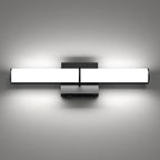 OOWOLF 17.3Inch Modern Black Vanity Light Fixture by OOWOLF