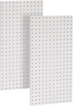 Ultrawall 2 Pcs Metal Pegboard Wall Panels, Peg Boards by UltrawallGarageToolsOrganizer