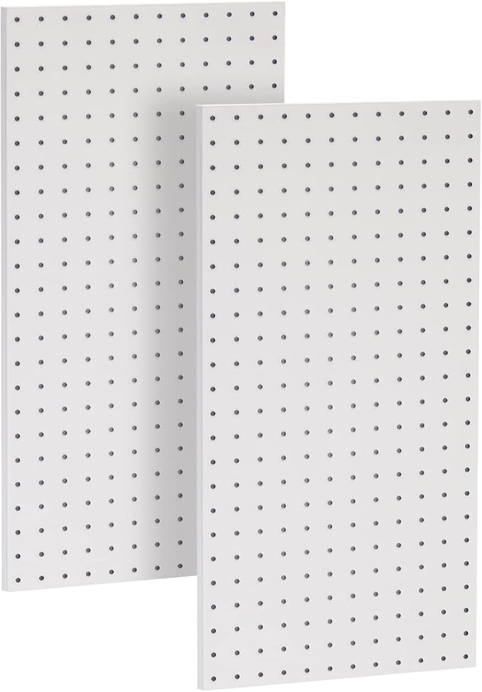 Ultrawall 2 Pcs Metal Pegboard Wall Panels, Peg Boards by UltrawallGarageToolsOrganizer
