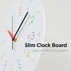 mooas Kids Easy Learning Flatwood Wall Clock - Image 7
