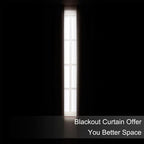 LEMOMO Blackout Curtains 52 x 84 inches Long Brown Curtains Set of 2 Panels - Image 3