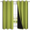 NICETOWN 100% Blackout Curtains 45 inches Long, Fresh Green, 1 Pair, 42 inches by NICETOWN