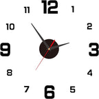3D DIY Luminous Dial Acrylic Frameless Silent Wall Clock by Irishom