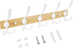 TICONN Wall Mounted Coat Rack, Five Heavy Duty Tri Hooks All Metal Construction by TICONN