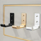 6Pcs Folding Coat Hooks, Matte Black Wall Hooks - Image 6