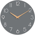 cicininc Wall Clock, 16 Inch Wooden Battery Operated Wall Clocks Silent by CICININCOfficial
