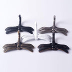 2pcs Dragonfly Coat Hooks Decorative Creativity Wall Mounted Hanger Hook - Image 4