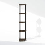 Furinno Turn-N-Tube Storage Shelves, 5-Tier Book Shelf, Corner Shelf, Toolless - Image 5