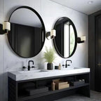 USHOWER 2- Pack Bathroom Mirrors by USHOWER