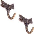 2pcs Dragonfly Coat Hooks Decorative Creativity Wall Mounted Hanger Hook by Geenite