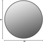 Antok 30 Inch Round Mirror for Wall, Round Bathroom Mirror, Circle Wall Mirrors - Image 9
