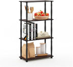 Furinno Turn-N-Tube 4-Tier Multipurpose Shelf Display Rack, Classic Tubes - Image 5