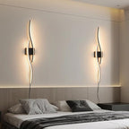 Daunton Modern Plug in Wall Sconces Set of Two, RC Dimmable LED Plug in Wall - Image 8